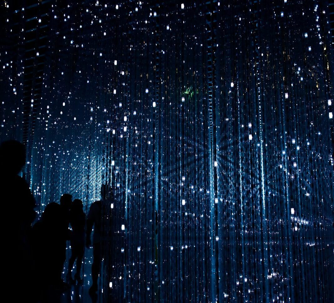 a group of people standing next to each other